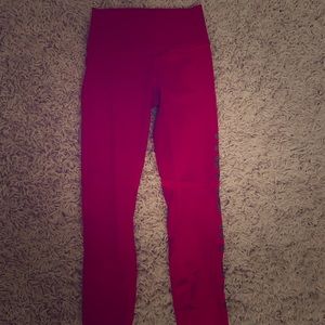 Lululemon Red edition wunder under leggings